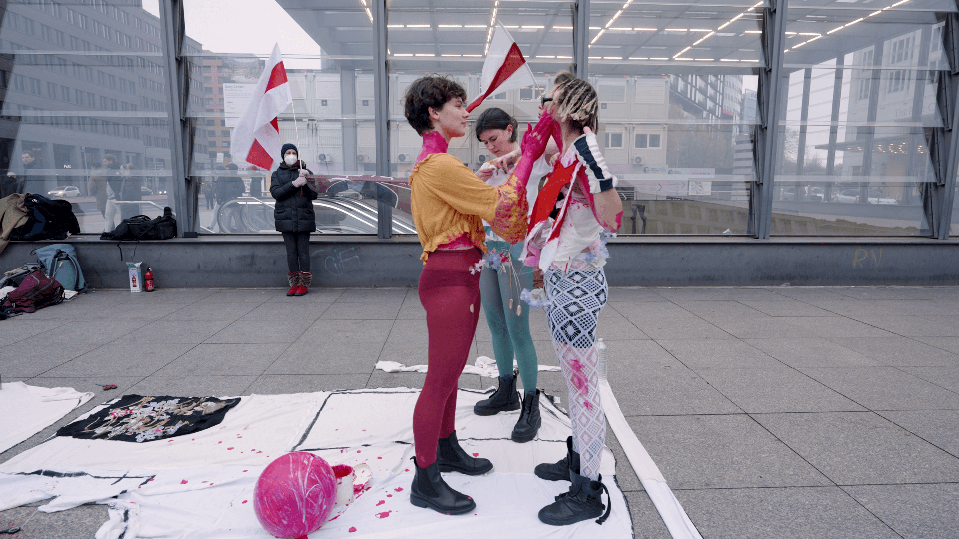 Öffentliche Theater-Performance zu Repressionen in Belarus