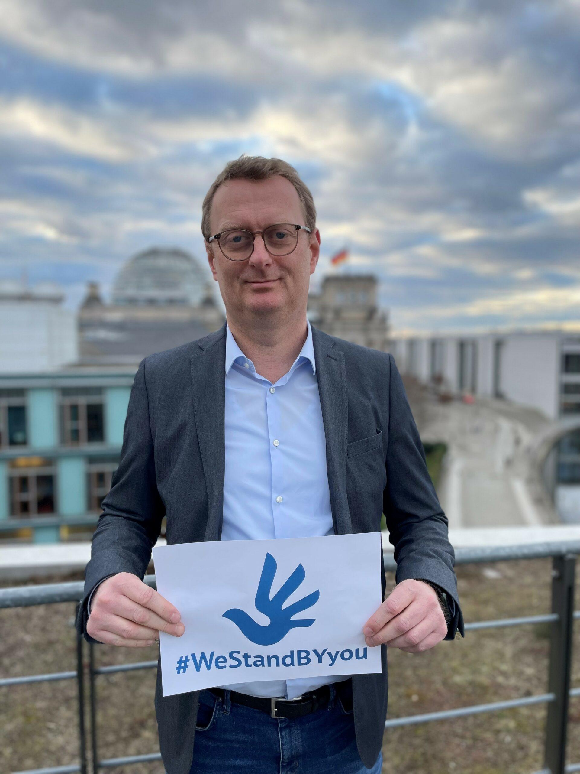 Abgeordnete aus der Schweiz und Deutschland übernehmen eine Patenschaft für Siarhei Pliashkun, Vital Melnik und Anastasiya Kukhta