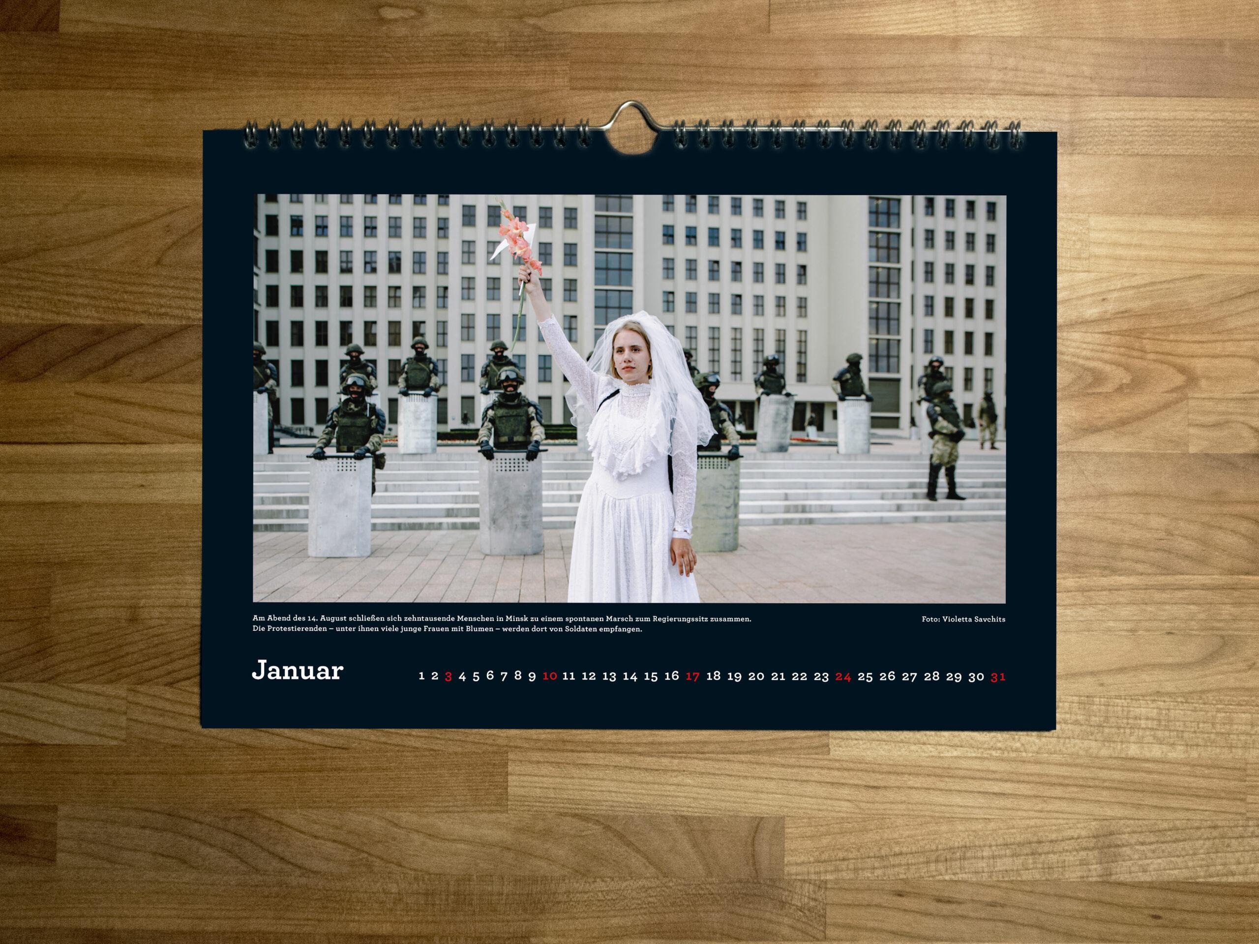 #WeStandBYyou calendar: Order now and help victims of repression in Belarus