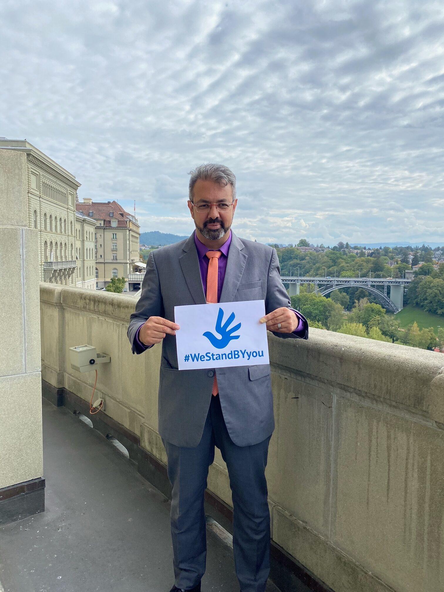 Abgeordnete des Schweizer Nationalrats und des Bundestags übernehmen Patenschaften für Uladzimir Niaronski, Andrei Pazniak und Aleh Rubets